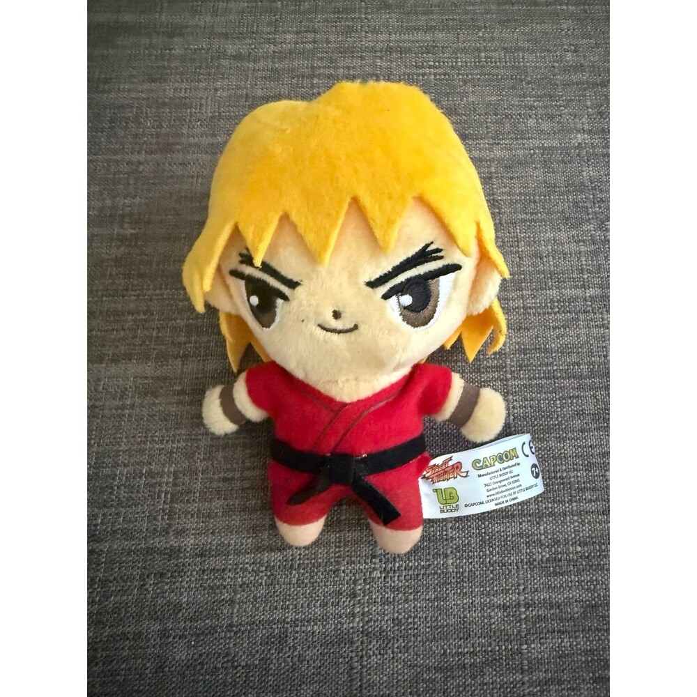 Capcom Street Fighter Little Buddy Ken Plush Dangler Collectible
